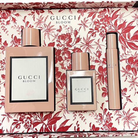 pink gucci perfume set|gucci bloom perfume for women.